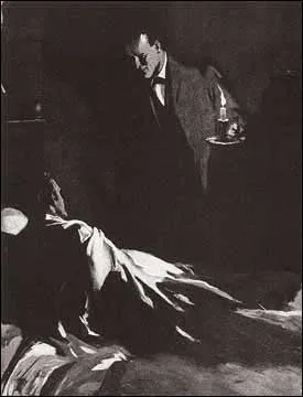 "Well, Holmes," I murmured, "have you found anything out?"