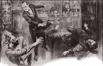 THERE WAS A CRASH AS HOLMES’ PISTOL CAME DOWN ON THE MAN’S HEAD.