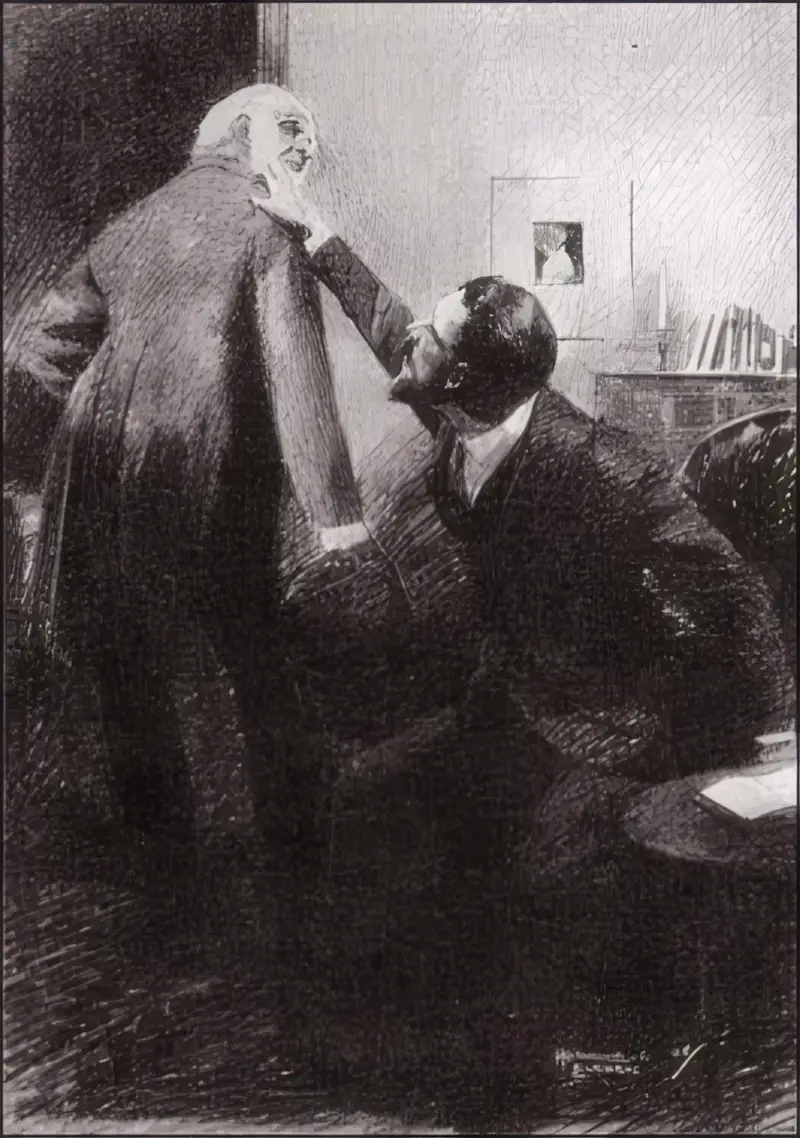 “I GRIPPED THE OLD MAN BY THE SHOULDER, BUT HE SHRANK AWAY.”
