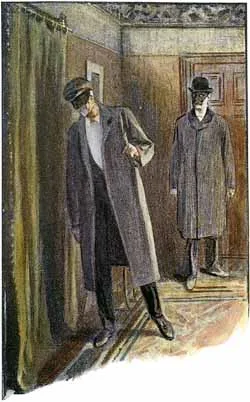 HE STOOD WITH SLANTING HEAD LISTENING INTENTLY.
