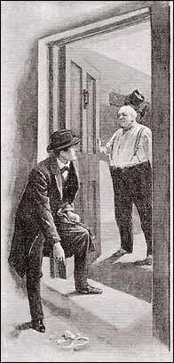 THE DOOR OPENED, AND THE OWNER OF THE HOUSE PRESENTED HIMSELF.