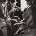 LEANING FORWARD IN THE CAB, HOLMES LISTENED INTENTLY