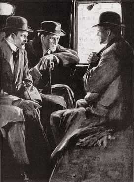 LEANING FORWARD IN THE CAB, HOLMES LISTENED INTENTLY